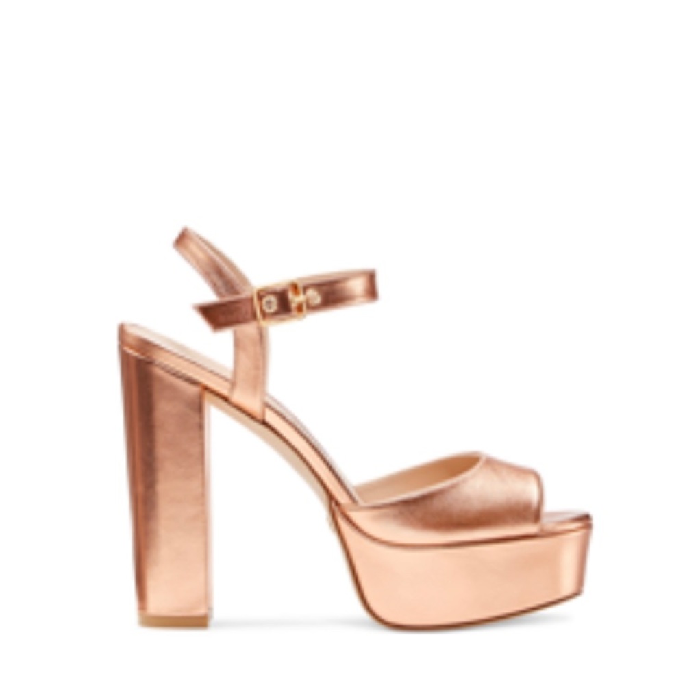 Stuart Weitzman Ryder Platform Ankle Strap Sandal… - image 1